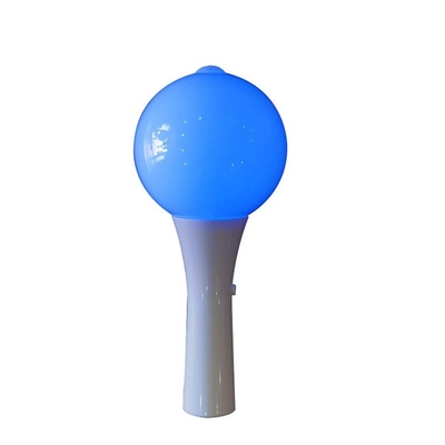 18*10CM LED 광명 깜박이는 스틱 페스티벌 콘서트 공급품을위한 흰 껍질 공 스틱