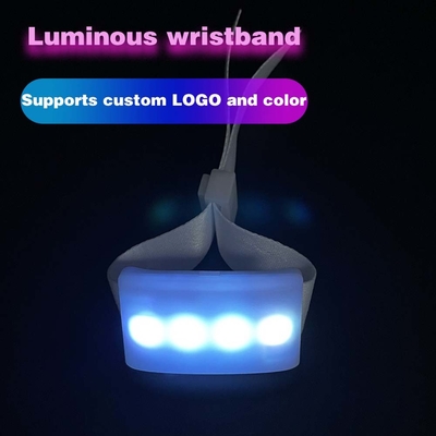 크라우드 LED 광명 팔찌 2g 라디오 제어 LED 손목밴드 파티용 원격 제어