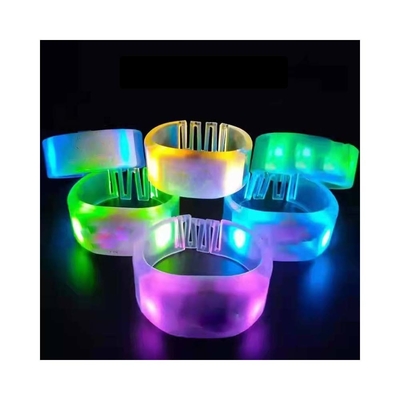 리차싱 리모컨 LED 반짝이는 손목밴드 파티 브래시렛 Kpop 콘서트 이벤트 프로모션 파티 용품