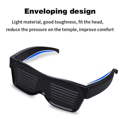 LED 장난감 색상 셔터 반짝이는 안경 파티 LED 안경 생일 파티 용품 플래시 변경 3D 빛나는 안경