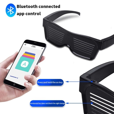 LED 장난감 색상 셔터 반짝이는 안경 파티 LED 안경 생일 파티 용품 플래시 변경 3D 빛나는 안경