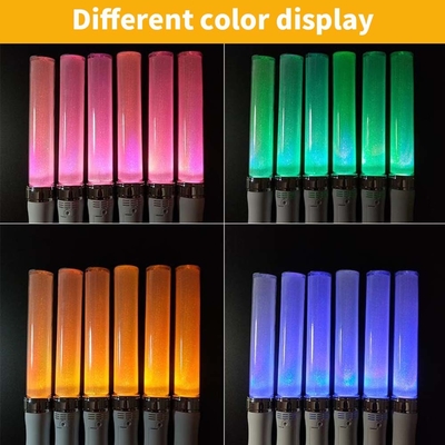회전 스위치와 함께 아크릴 미니 LED 스틱 사용자 지정 레이저 로고 미니 빛 LED 아크릴 스틱 LED 펜 라이트