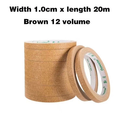자동차 마스킹 테이프 고온 컬러 크레프 테이프 48mm 24mm 12mm