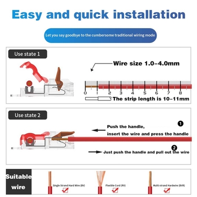 26-21 AWG 와이어 커넥터 젤로 채워진 브리딩 커넥터 101E 커넥터