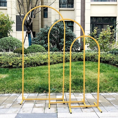 결혼식 호텔 장식용 맞춤형 흰색 아치 꽃 문 꽃, 잡초 입구 꽃 줄 장식
