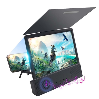 블루투스 스피커와 함께 3D 전화 화면 확대기 휴대 전화 HD 영화 확대기