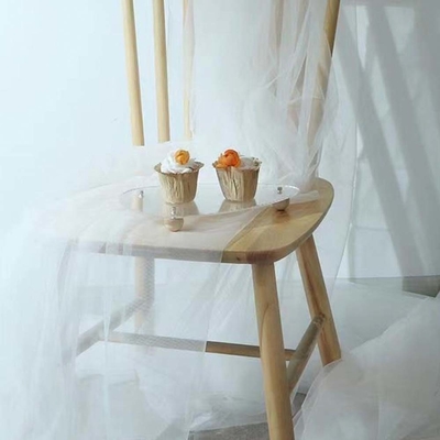 맞춤 폴리에스터 툴 팩브릭 부드러운 염색 순수한 색상 야외 결혼식 장식